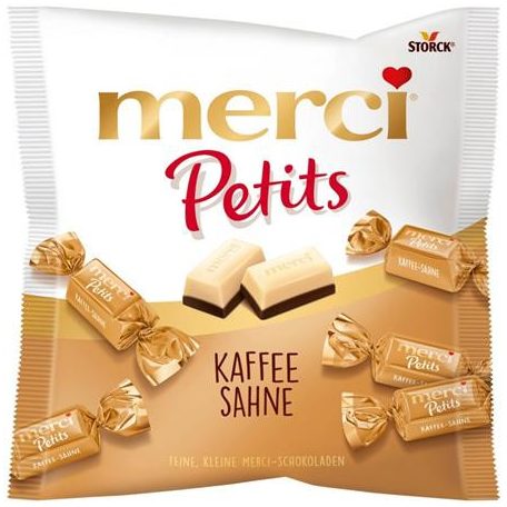 MERCI Desszert, 125 g, MERCI "Petits", kávés-tejszínes