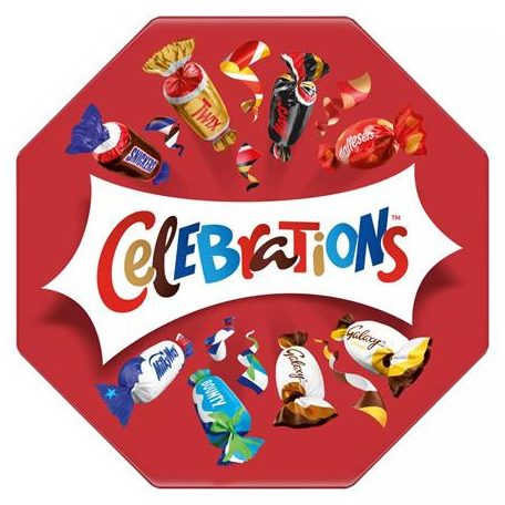 Desszert, ünnepi dobozban, 173 g, "Celebrations"