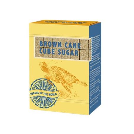 Kockacukor, barna nád, 500 g