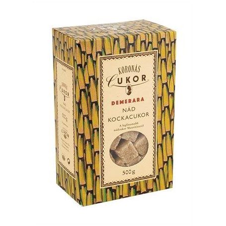 Kockacukor, barna nád, 500 g