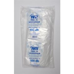   TUTI Hűtő- és uzsonnástasak, 6 l, 100 db, 30 x 50 cm, 9 µ, TUTI