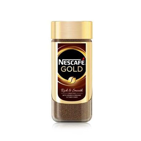 NESCAFE Instant kávé, 100 g, üveges, NESCAFÉ "Gold"