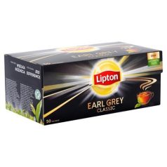 LIPTON Fekete tea, 50x1,5 g, LIPTON "Earl grey"