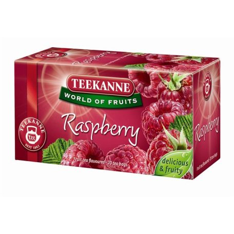 TEEKANNE Gyümölcstea, 20x2,5 g, TEEKANNE, málna