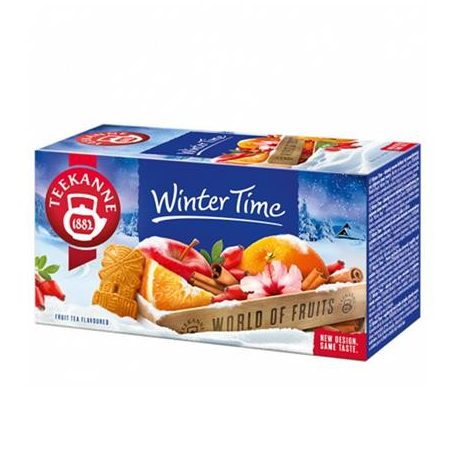 TEEKANNE Gyümölcstea, 20x2,5 g, TEEKANNE "Winter time" fahéj