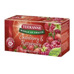  TEEKANNE Gyümölcstea, 20x2,25 g, TEEKANNE "Piros bogyók", áfonya-málna