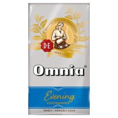   DOUWE EGBERTS Kávé, pörkölt, őrölt, vákuumos csomagolásban, 250 g, DOUWE EGBERTS "Omnia Evening", Koffeinmentes