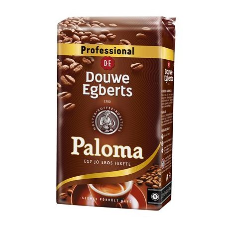 DOUWE EGBERTS Kávé, pörkölt, szemes, 1000 g, DOUWE EGBERTS "Paloma"