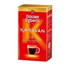   DOUWE EGBERTS Kávé, pörkölt ,őrölt, vákuumos csomagolásban, 225 g, DOUWE EGBERTS "Karaván" normál pörkölés