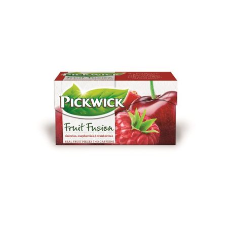 PICKWICK Gyümölcstea, 20x2 g, PICKWICK "Fruit Fusion", meggy-áfonya-málna