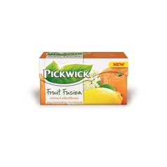   PICKWICK Gyümölcstea, 20x2 g, PICKWICK "Fruit Fusion", citrus-bodza