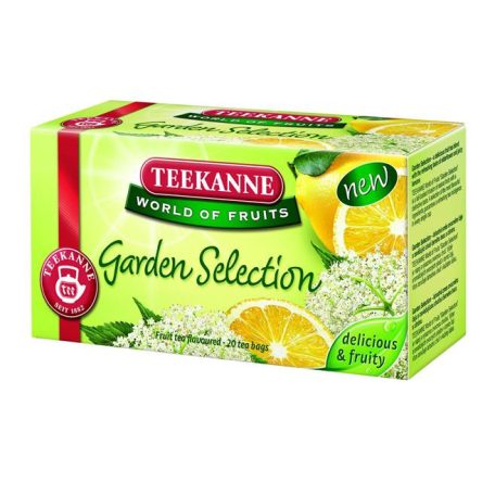 TEEKANNE Gyümölcstea, 20x2,25 g, TEEKANNE "Garden Selection", bodza-citrom