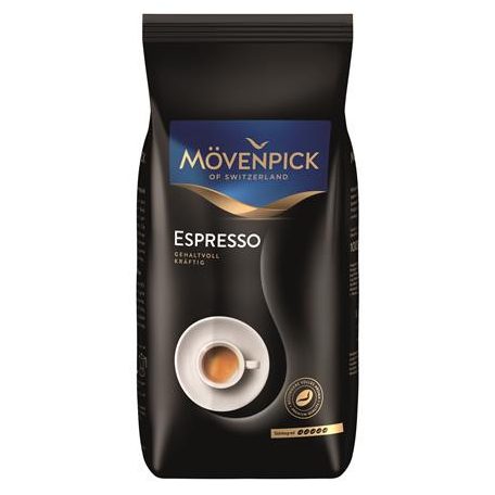 MÖVENPICK Kávé, pörkölt, szemes, 1000 g, MÖVENPICK "Espresso"