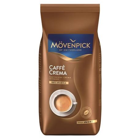 MÖVENPICK Kávé, pörkölt, szemes, 1000 g, MÖVENPICK "Caffé Crema"