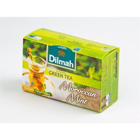 DILMAH Zöld tea, 20x1,5g, DILMAH "Marokkói menta"