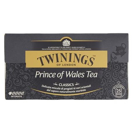 TWININGS Fekete tea, 25x2 g, TWININGS "Prince of Wales"
