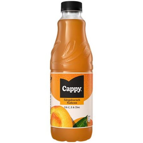 CAPPY Gyümölcslé, 37%, 1 l, rostos, CAPPY, sárgabarack
