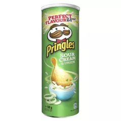 PRINGLES Chips, 165 g, PRINGLES, hagymás-tejfölös