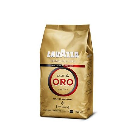 LAVAZZA Kávé, pörkölt, szemes, 1000 g, LAVAZZA "Qualita Oro"