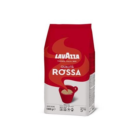 LAVAZZA Kávé, pörkölt, szemes, 1000 g, LAVAZZA "Rossa"