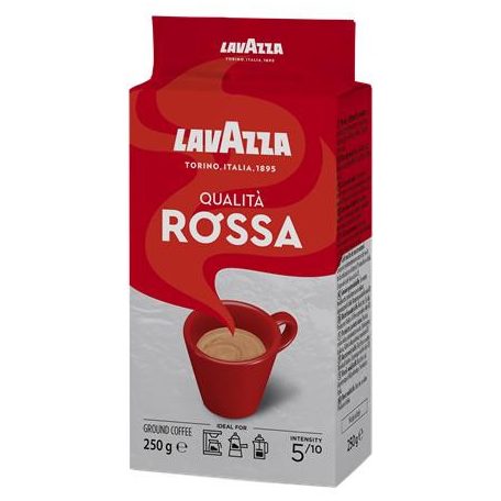 LAVAZZA Kávé, pörkölt, őrölt, 250 g, LAVAZZA "Qualita Rossa"