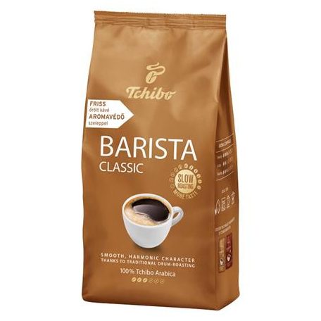 TCHIBO Kávé, pörkölt, őrölt, aromavédő szeleppel, 250 g, TCHIBO "Barista Classic"