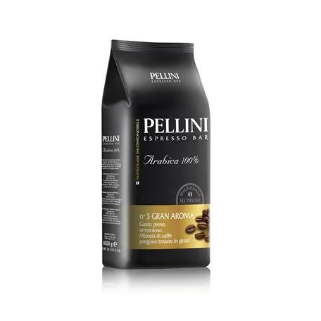 PELLINI Kávé, pörkölt, szemes, 1000 g,  PELLINI "Gran Aroma"