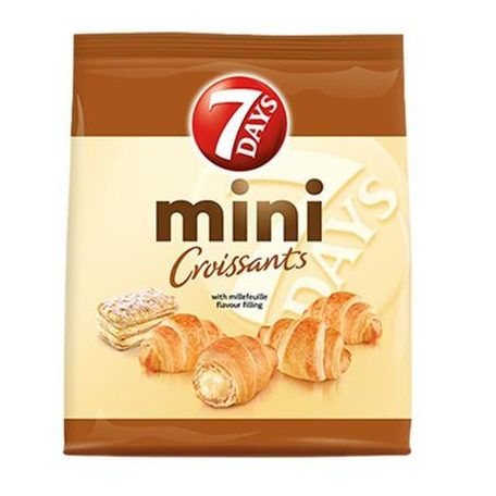 7DAYS Croissant, 200 g, 7DAYS "Mini", vaníliakrémmel