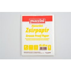   MAZZINI Háztartási zsírpapír, íves, 5 ív, 40x60 cm, MAZZINI