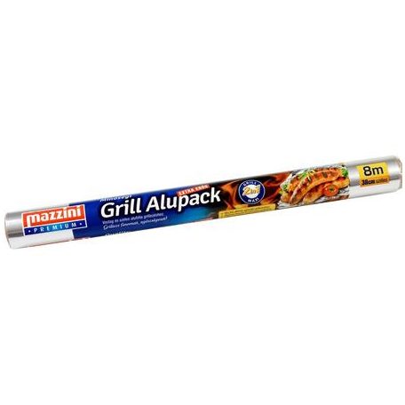 MAZZINI Alufólia, 8 m, MAZZINI "Premium", Maxi&Grill