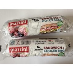   MAZZINI Hűtő- és uzsonnástasak, köthető füles, 3 l, MAZZINI, átlátszó