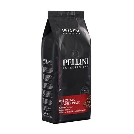 PELLINI Kávé, pörkölt, szemes, 1000 g, PELLINI "Crema Tradizionale"