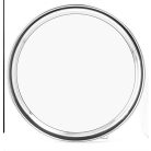 Tálca, kerek, rozsdamentes acél, 29 cm