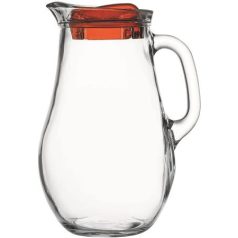 Üvegkancsó fedővel, üveg, 1,8 l