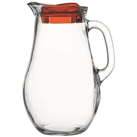 Üvegkancsó fedővel, üveg, 1,8 l