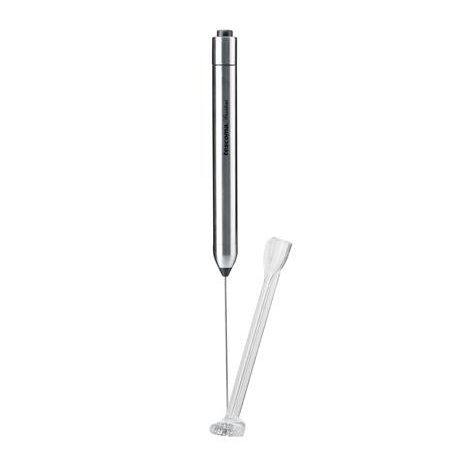 Cappuccino tejhabosító, inox, elemes, 23cm