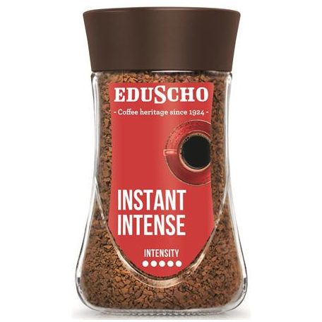 EDUSCHO Instant kávé, 100 g, EDUSCHO "Intense"