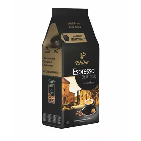 TCHIBO Kávé, pörkölt, szemes, 1000 g, TCHIBO "Sicilia"