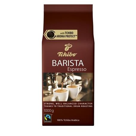TCHIBO Kávé, pörkölt, szemes, 1000 g, TCHIBO "Barista Espresso"