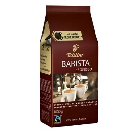 TCHIBO Kávé, pörkölt, szemes, 1000 g, TCHIBO "Barista Espresso"