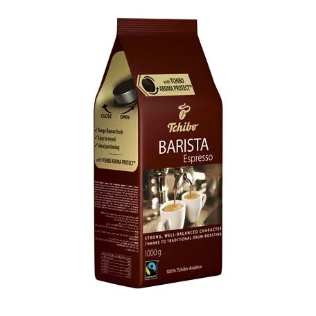 TCHIBO Kávé, pörkölt, szemes, 1000 g, TCHIBO "Barista Espresso"