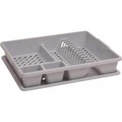   CURVER Edényszárító, tálcával, 45x38x8,8 cm, CURVER, szürke