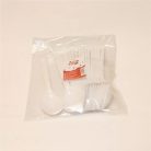 Kanál, műanyag, többször használatos, 17 cm, 20 db "Prima", fehér