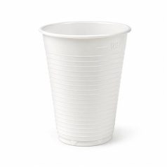 Műanyag pohár, 2 dl, 100 db, fehér
