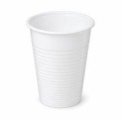 Műanyag pohár, 3 dl, 50 db, fehér