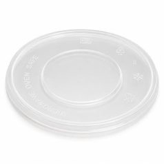 Tető műanyag leveses tányérhoz, 50 db, 500-750ml, natúr