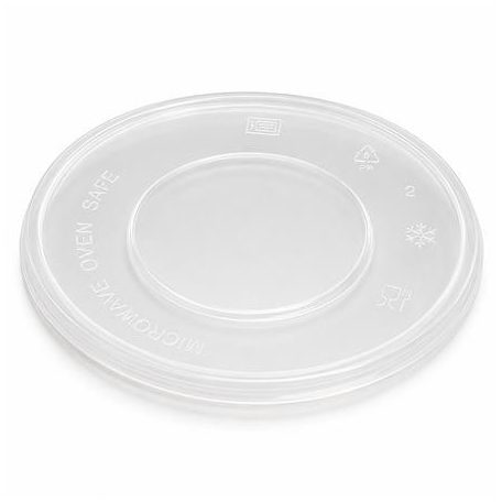 Tető műanyag leveses tányérhoz, 50 db, 500-750ml, natúr