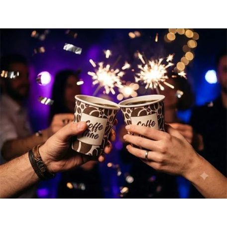 Papírpohár, 3 dl, 20 db, "Party", mintás