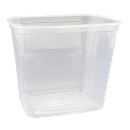 Műanyag tál, tetőzhető, 1200 ml, 25 db "Svéd"