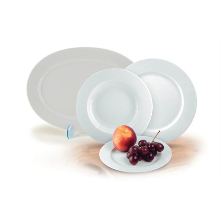 ROTBERG Desszertes tányér,ROTBERG, fehér, 19 cm, 6db-os szett, "Basic"